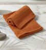 Brown 100% Cotton 380 Gsm Hand Towel 2 Pc