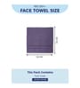 Brown 100% Cotton 400 Gsm Face Towel 4 Pc