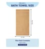 Brown 100% Cotton 525 Gsm Bath Towel
