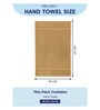 Brown 100% Cotton 525 Gsm Hand Towel