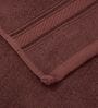 Brown 100% Cotton 600 Gsm Face Towel 4 Pc