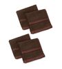 Brown 100% Cotton 600 Gsm Face Towel 4 Pc