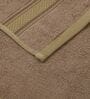 Brown 100% Cotton 600 Gsm Face Towel 4 Pc