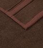 Brown 100% Cotton 600 Gsm Face Towel 4 Pc