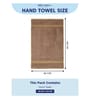 Brown 100% Cotton 600 Gsm Hand Towel