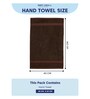 Brown 100% Cotton 600 Gsm Hand Towel