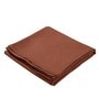 Brown Solid 500 TC 100% Cotton Double Bed Cover
