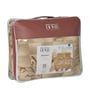 Brown 100% COTTON Solid 105 GSM King Bed Comforter