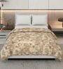 Brown 100% COTTON Solid 105 GSM King Bed Comforter