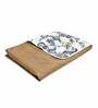Brown 100% Cotton Solid 120 GSM Single Reversible Comforter