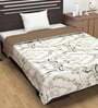 Brown 100% Cotton Solid 120 GSM Single Reversible Comforter