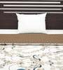 Brown 100% Cotton Solid 120 GSM Single Reversible Comforter