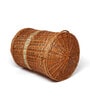 Brown 100% Wicker 13x13 Inches Laundry Basket