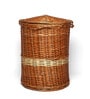 Brown 100% Wicker 13x13 Inches Laundry Basket