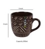 Brown 200 ml Ceramic 6 Pcs Tea Cup