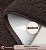 Brown Microfiber 40x60 cm Anti-Skid Bathroom Mat