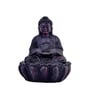 Brown 2ft Lotus Buddha Water Fountain