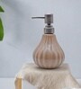 Brown 300 ml Ceramic Liquid Soap Dispenser