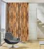 Brown 3D Theme Printed Peel And Stick Self Adhesive Wallpaper