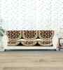 Brown 5 Seater Polka Dot 10Pcs Sofa Covers