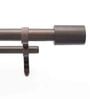 Brown Iron Curtain Ft Contents: Curtain Pole, Finials x 2, Brackets x 3, Screws & Fishers x 6