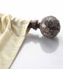 Brown Iron Curtain Rod (52-144 Inch) With Bracket