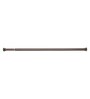 Brown Iron Curtain Rod (52-144 Inches) With Brackets