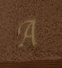 Brown 550 GSM A Monogrammed 100% Cotton Bath Towel