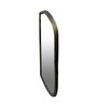 Brown Abstract Metal Wall Hanging Mirror