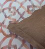 Brown Abstract 180 TC Cotton Queen Sized Bed Sheets with 2 Pillow Covers