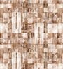 Brown Abstract 180 TC Cotton Queen Sized Bed Sheets with 2 Pillow Covers