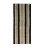 Brown Polyester 24 x 60 Inches Machine Made Floor Runner