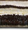 Brown Polyester 24 x 60 Inches Machine Made Floor Runner
