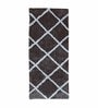 Brown & Grey Polyester Machine Made 60x24 Inches Bed Side Runners