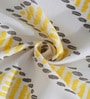 Yellow Geometric Polyester 5ft Semisheer Eyelet (Set Of 2)