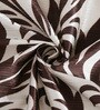 Brown Traditonal Polyester 5ft Semisheer Eyelet (Set Of 2)