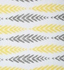 Yellow Abstract Polyester 5ft Semisheer Eyelet (Set Of 2)