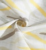 Yellow Abstract Polyester 5ft Semisheer Eyelet (Set Of 2)