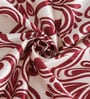 Pink Abstract Polyester 7ft Semisheer Eyelet (Set Of 2)