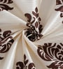 Brown Traditonal Polyester 7ft Semisheer Eyelet (Set Of 2)