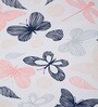 Pink Abstract Polyester 7ft Semisheer Eyelet (Set Of 2)