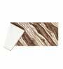 Brown Abstract Polyester AntiSkid Bathmat