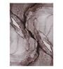 Brown Abstract Polypropylene 11 ft x 8 ft Machine Made Carpet