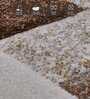 Brown Abstract Polypropylene 5 ft x 2 ft Machine Made Runner