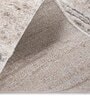 Grey Abstract Polypropylene 5 Ft X 7 Ft Machine Made Carpet