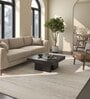 Grey Abstract Polypropylene 5 Ft X 7 Ft Machine Made Carpet