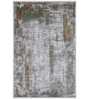 Brown Abstract Polypropylene 5 ft x 7 ft Machine Made Carpet