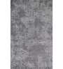 Brown Abstract Polypropylene 5 ft x 7 ft Machine Made Carpet