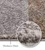 Brown Abstract Polypropylene 6 ft x 4 ft Machine Made Carpet