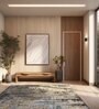 Brown Abstract Wool 4 ft x 6 ft Hand Knotted Carpet